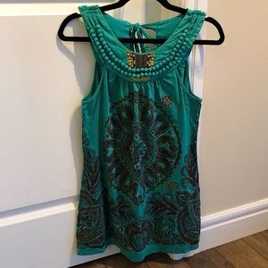 (Anthropologie) Language Long boho tunic top